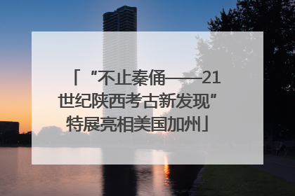 “不止秦俑——21世纪陕西考古新发现”特展亮相美国加州
