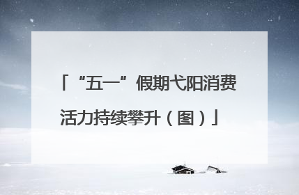“五一”假期弋阳消费活力持续攀升（图）
