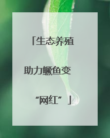 生态养殖助力鳜鱼变“网红”
