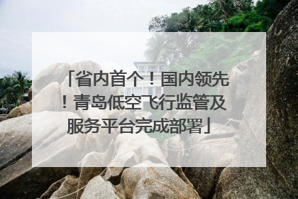 省内首个！国内领先！青岛低空飞行监管及服务平台完成部署