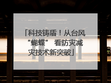 科技铸盾！从台风“蝴蝶” 看防灾减灾技术新突破