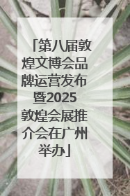 第八届敦煌文博会品牌运营发布暨2025敦煌会展推介会在广州举办