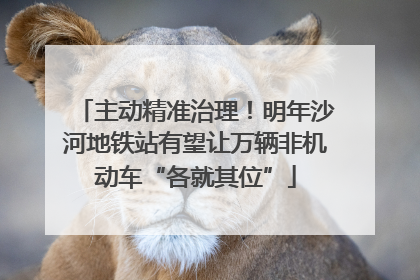 主动精准治理！明年沙河地铁站有望让万辆非机动车“各就其位”