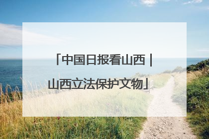 中国日报看山西｜山西立法保护文物