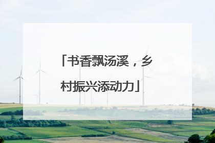 书香飘汤溪，乡村振兴添动力
