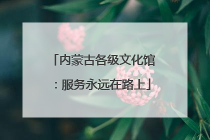 内蒙古各级文化馆：服务永远在路上