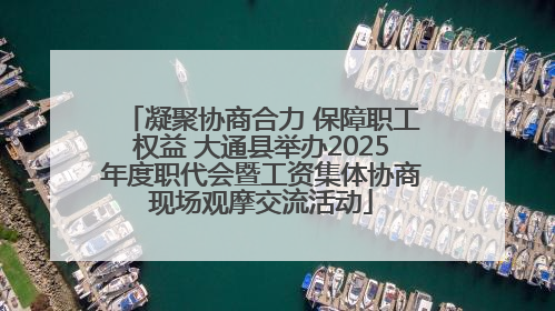 凝聚协商合力 保障职工权益 大通县举办2025年度职代会暨工资集体协商现场观摩交流活动