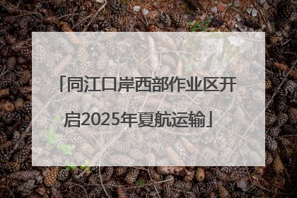 同江口岸西部作业区开启2025年夏航运输