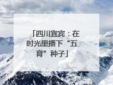 四川宜宾：在时光里播下“五育”种子