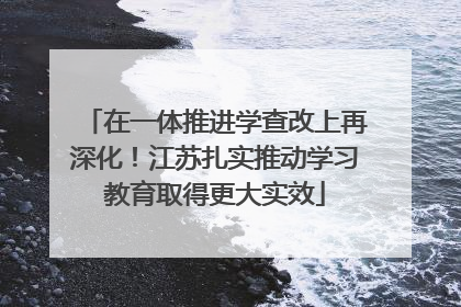 在一体推进学查改上再深化！江苏扎实推动学习教育取得更大实效