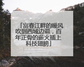 富春江畔的暖风吹到西域边疆，百年正骨的薪火插上科技翅膀