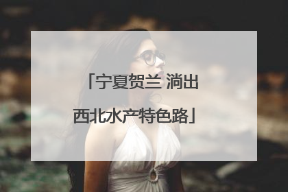 宁夏贺兰 淌出西北水产特色路