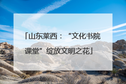 山东莱西：“文化书院课堂”绽放文明之花