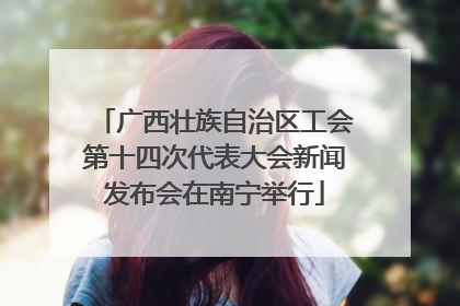 广西壮族自治区工会第十四次代表大会新闻发布会在南宁举行