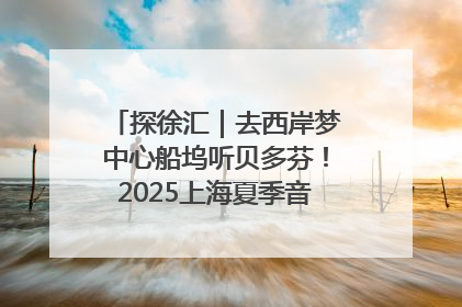 探徐汇｜去西岸梦中心船坞听贝多芬！2025上海夏季音乐节公布节目阵容