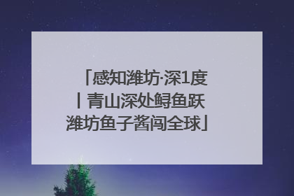 感知潍坊·深1度丨青山深处鲟鱼跃 潍坊鱼子酱闯全球