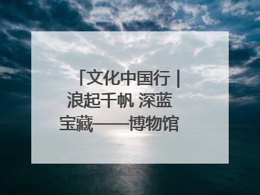 文化中国行｜浪起千帆 深蓝宝藏——博物馆里的海丝遗珍