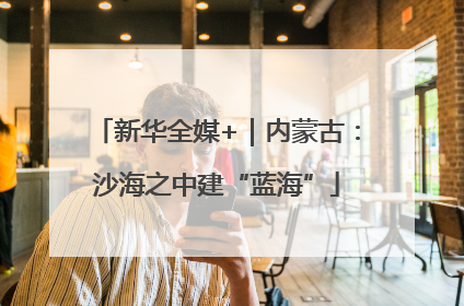新华全媒+｜内蒙古：沙海之中建“蓝海”