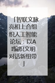 智联文脉亮相上合组织人工智能论坛：以AI编织文明对话新纽带