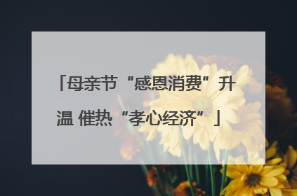 母亲节“感恩消费”升温 催热“孝心经济”