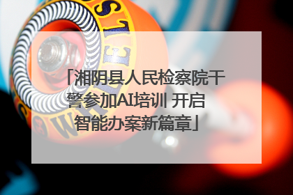 湘阴县人民检察院干警参加AI培训 开启智能办案新篇章
