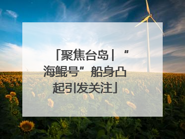 聚焦台岛│“海鲲号”船身凸起引发关注