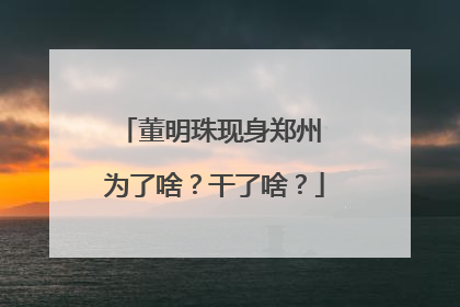 董明珠现身郑州 为了啥？干了啥？