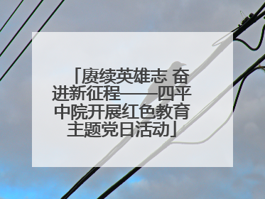 赓续英雄志 奋进新征程——四平中院开展红色教育主题党日活动