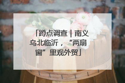 蹲点调查｜南义乌北临沂，“两扇窗”里观外贸