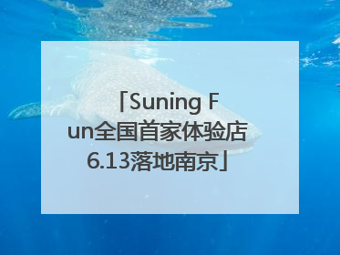 Suning Fun全国首家体验店6.13落地南京